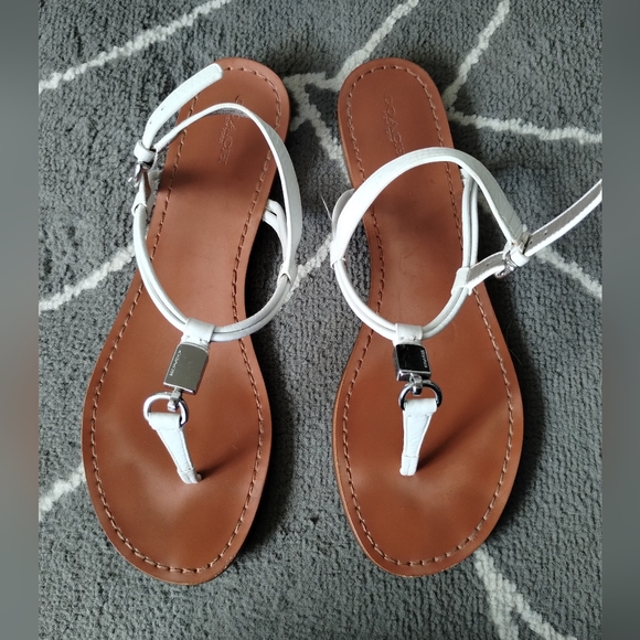 COACH CHARLEEN LEATHER SANDALS iuu.org.tr